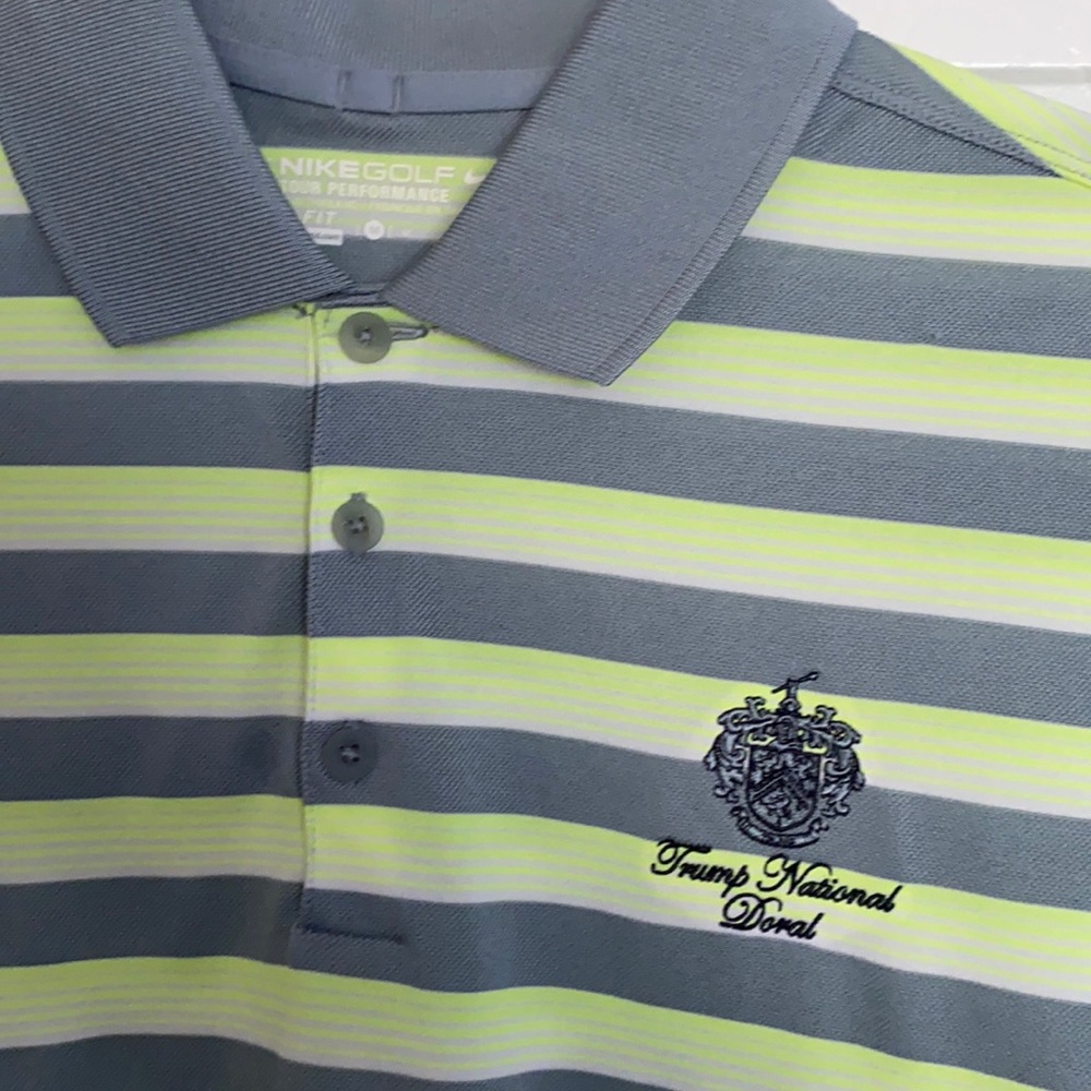 NIKE GOLF Men’s Polo w/ TRUMP DORAL Logo Sz M